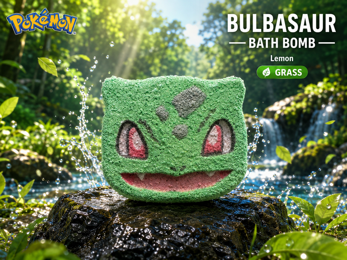 Bulbasaur Bath Bomb – Lemon