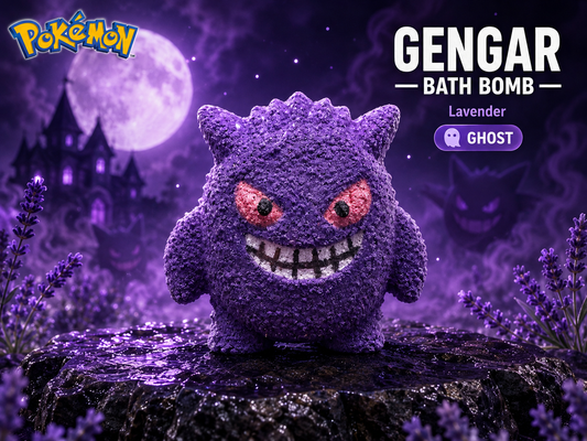 Gengar Bath Bomb – Lavender